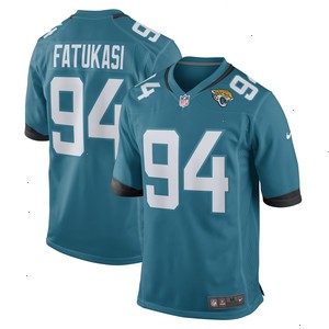 Folorunso Fatukasi Jacksonville Jaguars Nike Game Player Jersey - Teal