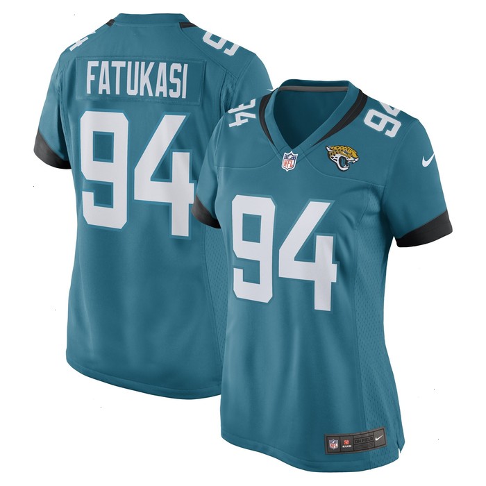 Folorunso Fatukasi Jacksonville Jaguars Nike Women's Game Player Jersey - Teal