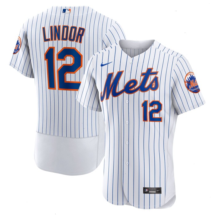 Francisco Lindor New York Mets Nike Home Authentic Player Jersey - White