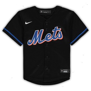 Francisco Lindor New York Mets Nike Toddler Alternate Replica Player Jersey - Black