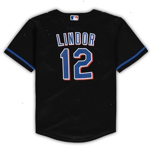 Francisco Lindor New York Mets Nike Toddler Alternate Replica Player Jersey - Black