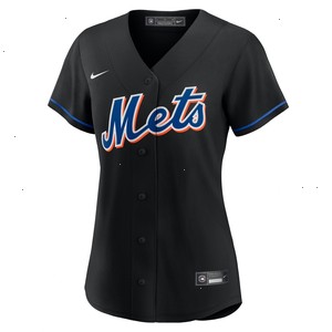 Francisco Lindor New York Mets Nike Women's 2022 Alternate Replica Player Jersey - Black