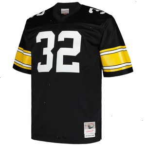 Franco Harris Pittsburgh Steelers Mitchell & Ness Big & Tall 1976 Legacy Retired Player Jersey - Black