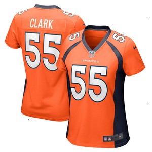 Frank Clark Denver Broncos Nike Women's Team Game Jersey - Orange