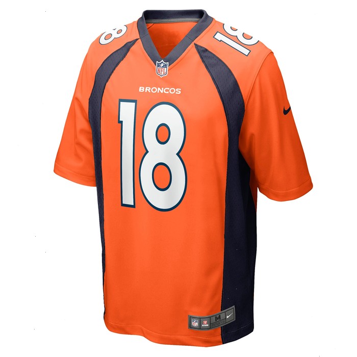 Frank Tripucka Denver Broncos Nike Retired Player Jersey - Orange