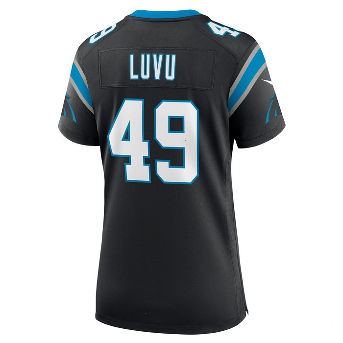 Frankie Luvu Carolina Panthers Nike Women's Team Game Jersey - Black