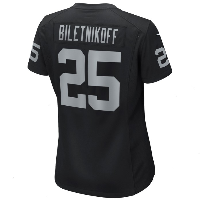 Fred Biletnikoff Las Vegas Raiders Nike Women's Game Retired Player Jersey - Black