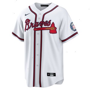 Fred McGriff Atlanta Braves Nike 2023 Hall of Fame Patch Inline Replica Jersey - White