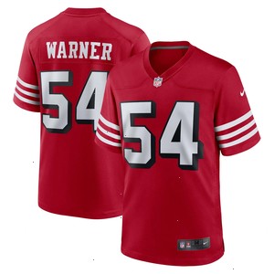 Fred Warner San Francisco 49ers Nike Alternate Game Jersey - Scarlet