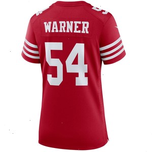 Fred Warner San Francisco 49ers Nike Women's Player Jersey - Scarlet