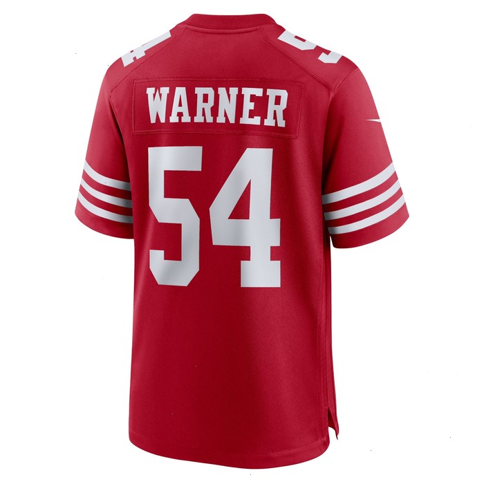 Fred Warner San Francisco 49ers Nike Women's Team Game Player Jersey - Scarlet