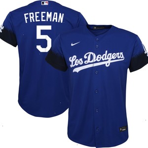 Freddie Freeman Los Angeles Dodgers Nike Youth City Connect Replica Player Jersey - Royal