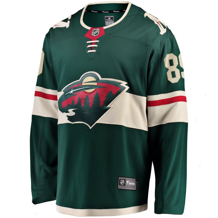 Frederick Gaudreau Minnesota Wild Fanatics Branded Home Breakaway Player Jersey - Green