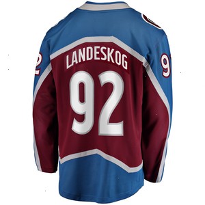 Gabriel Landeskog Colorado Avalanche Fanatics Branded Home 2022 Stanley Cup Champions Breakaway Player Jersey - Burgundy