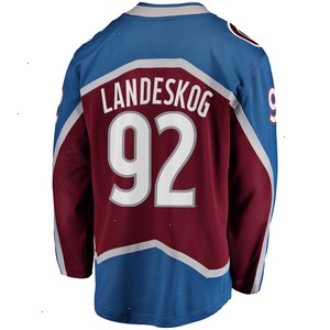 Gabriel Landeskog Colorado Avalanche Fanatics Branded Home 2022 Stanley Cup Final Breakaway Player Jersey - Burgundy