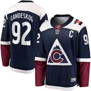 Gabriel Landeskog Colorado Avalanche Fanatics Branded Premier Breakaway Player Jersey - Navy