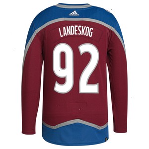 Gabriel Landeskog Colorado Avalanche adidas Primegreen Authentic Pro Player Jersey - Burgundy