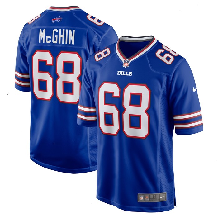 Garrett McGhin Buffalo Bills Nike Team Game Jersey - Royal