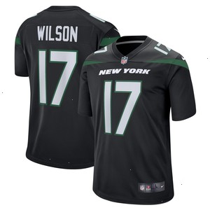 Garrett Wilson New York Jets Nike Alternate Game Player Jersey - Stealth Black