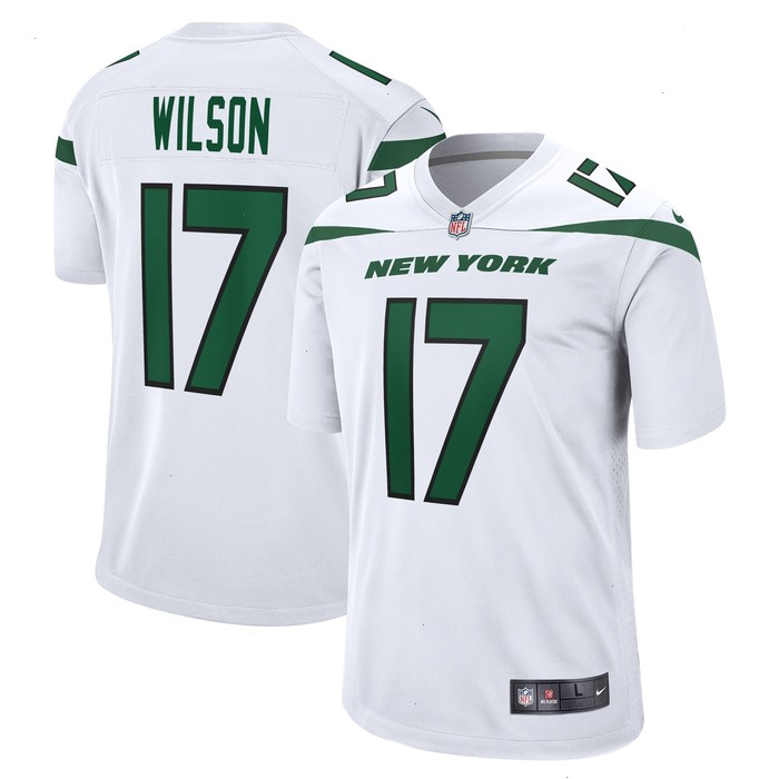 Garrett Wilson New York Jets Nike Game Player Jersey - White