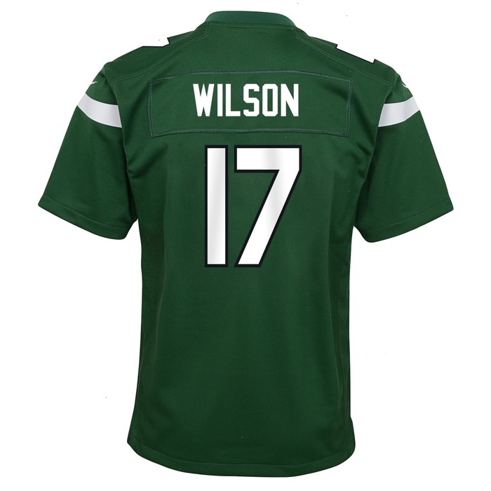 Garrett Wilson New York Jets Nike Youth Game Jersey - Green