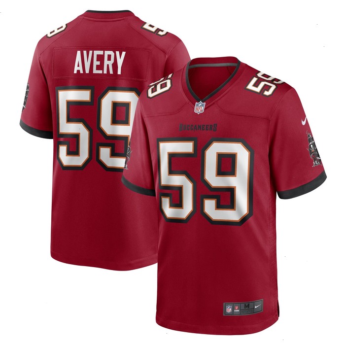 Genard Avery Tampa Bay Buccaneers Nike Game Player Jersey - Red