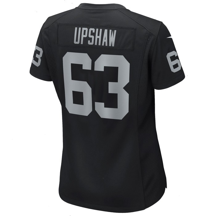 Gene Upshaw Las Vegas Raiders Nike Women's Game Retired Player Jersey - Black