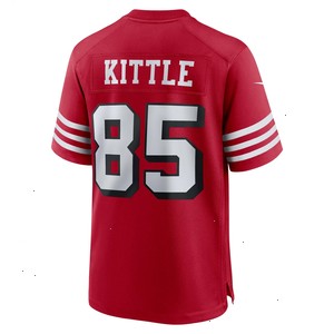 George Kittle San Francisco 49ers Nike Alternate Game Jersey - Scarlet