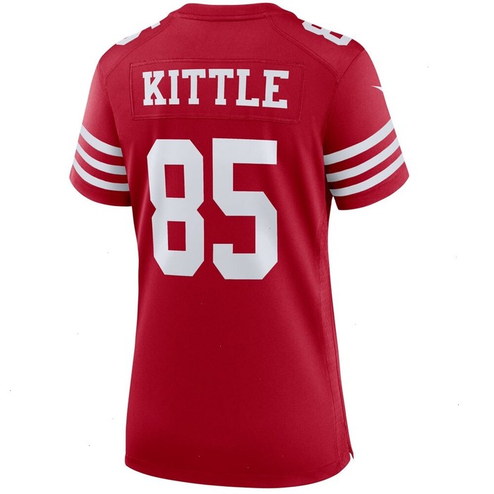 George Kittle San Francisco 49ers Nike Women's Player Jersey - Scarlet