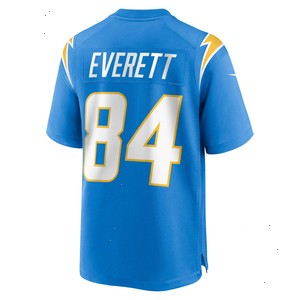 Gerald Everett Los Angeles Chargers Nike Game Jersey - Powder Blue