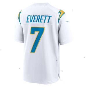 Gerald Everett Los Angeles Chargers Nike Game Player Jersey - White