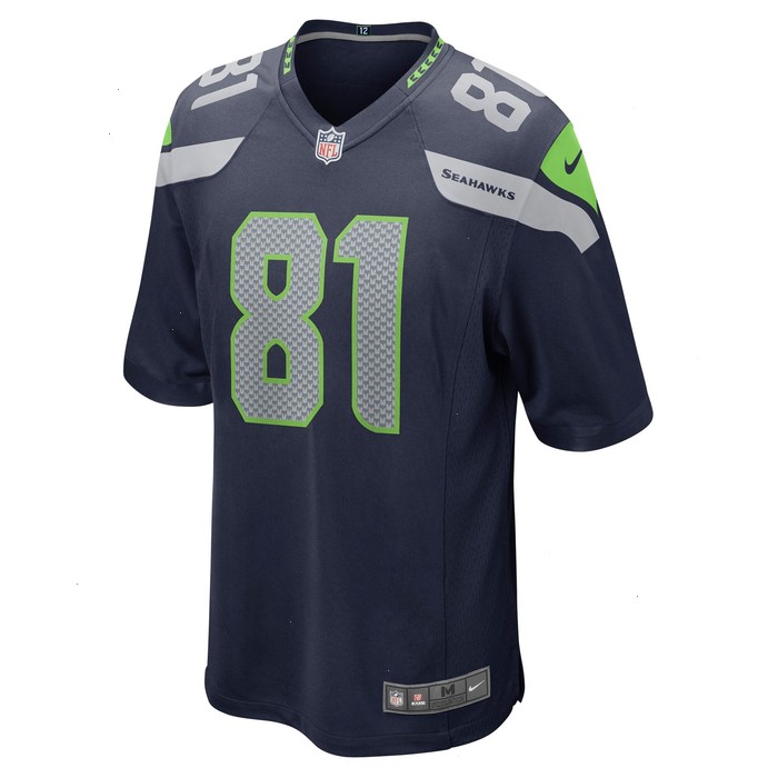 Gerald Everett Seattle Seahawks Nike Game Jersey - College Navy