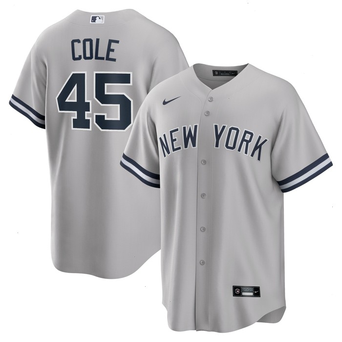 Gerrit Cole New York Yankees Nike Road Replica Player Name Jersey - Gray