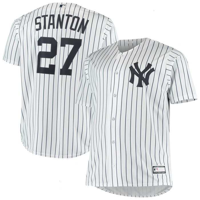 Giancarlo Stanton New York Yankees Big & Tall Replica Player Jersey - White