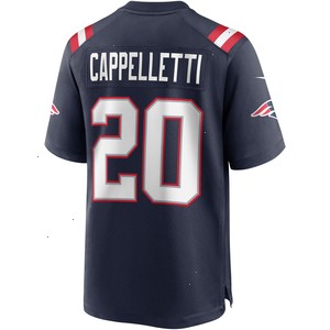 Gino Cappelletti New England Patriots Nike Game Retired Player Jersey - Navy