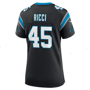 Giovanni Ricci Carolina Panthers Nike Women's Team Game Jersey - Black