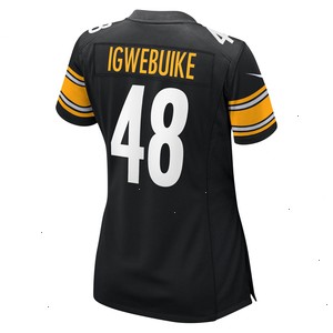 Godwin Igwebuike Pittsburgh Steelers Nike Women's Game Jersey - Black