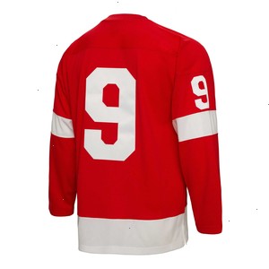 Gordie Howe Detroit Red Wings Mitchell & Ness Big & Tall 1960 Captain Patch Blue Line Player Jersey - Red