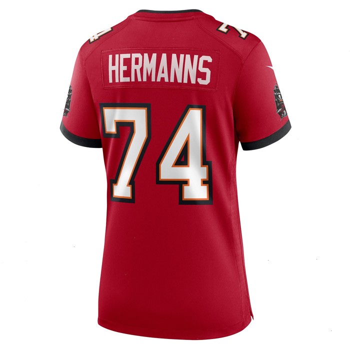 Grant Hermanns Tampa Bay Buccaneers Nike Women's Home Game Player Jersey - Red