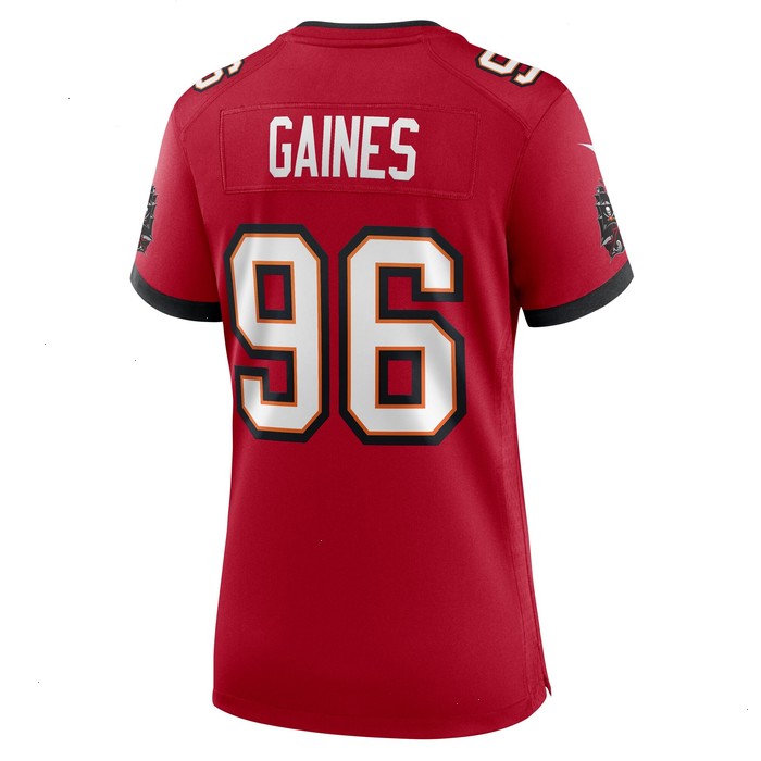 Greg Gaines Tampa Bay Buccaneers Nike Women's Game Player Jersey - Red