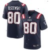 Gunner Olszewski New England Patriots Nike Game Jersey - Navy
