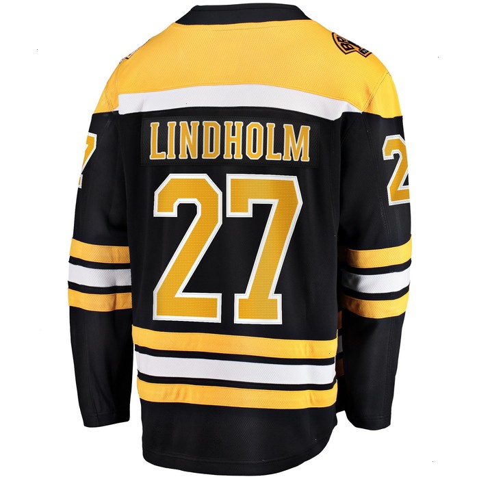 Hampus Lindholm Boston Bruins Fanatics Branded Home Breakaway Player Jersey - Black