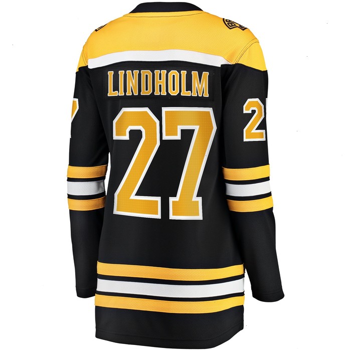 Hampus Lindholm Boston Bruins Women's Fanatics Branded Home Breakaway Player Jersey - Black