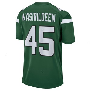 Hamsah Nasirildeen New York Jets Nike Game Jersey - Gotham Green