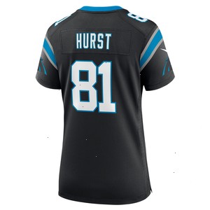 Hayden Hurst Carolina Panthers Nike Women's Team Game Jersey - Black