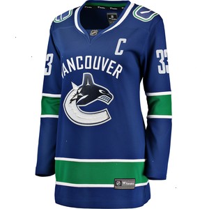 Henrik Sedin Vancouver Canucks Fanatics Branded Women's Home Breakaway Player Jersey - Blue