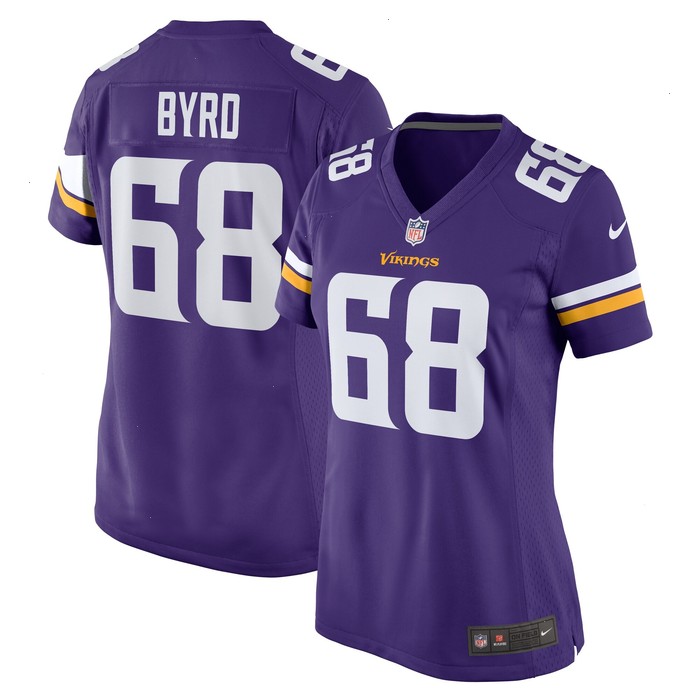 Henry Byrd Minnesota Vikings Nike Women's Team Game Jersey - Purple