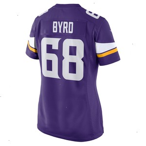 Henry Byrd Minnesota Vikings Nike Women's Team Game Jersey - Purple