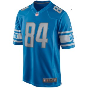 Herman Moore Detroit Lions Nike Game Retired Player Jersey - Blue