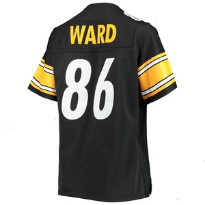 Hines Ward Pittsburgh Steelers Mitchell & Ness Women's Legacy Replica Player Jersey - Black